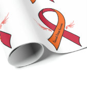 Bewustmaking van de ziekte van Kawasaki Cadeaupapier (Rol Hoek)