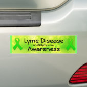 Bewustmaking van de ziekte van Lyme Bumpersticker (Op auto)