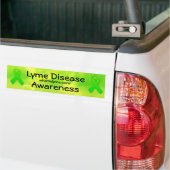 Bewustmaking van de ziekte van Lyme Bumpersticker (Op Truck)