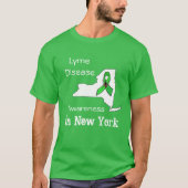 Bewustmaking van de ziekte van Lyme in het Shirt v (Voorkant)