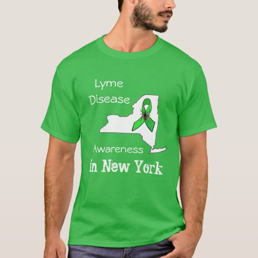 Bewustmaking van de ziekte van Lyme in het Shirt v (Voorkant)