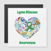 Bewustmaking van de ziekte van Lyme Magnetische Ka (Voorkant / Achterkant)