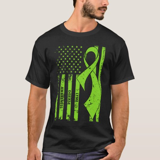 Bewustmaking van de ziekte van Lyme T-shirt (Voorkant)