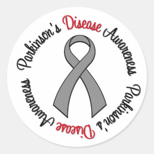 Bewustmaking van de ziekte van Parkinson Ronde Sticker