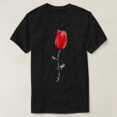Bewustmaking van de ziekte van Parkinson Tulip Apr T-shirt (Design voorkant)