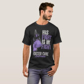 Bewustmaking van de zorg Maand Boxing Handschoenen T-shirt (Voorkant volledig)