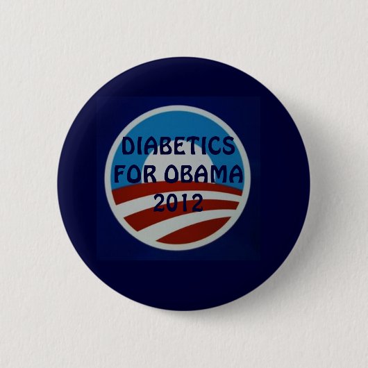 BEWUSTMAKING VAN DIABETES RONDE BUTTON 5,7 CM (Voorkant)