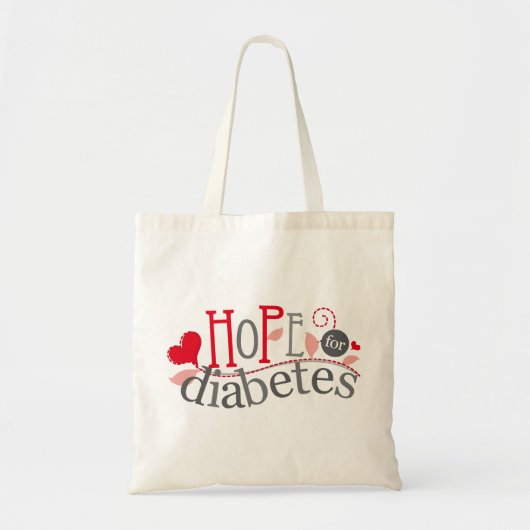 Bewustmaking van diabetes tote bag (Voorkant)