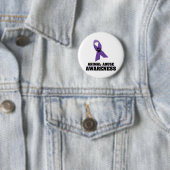 Bewustmaking van dierenmishandeling ronde button 5,7 cm (In situ)