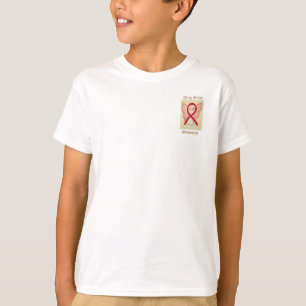 Bewustmaking van drugsgebruik Rode Ribbon Angel-T- T-shirt