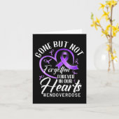 Bewustmaking van één Memorial Overdosering Kaart (Gele Bloem)