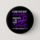 Bewustmaking van één Memorial Overdosering Ronde Button 5,7 Cm (Voorkant)