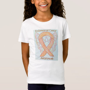 Bewustmaking van endemische kanker Ribbon Angel Sh T-shirt