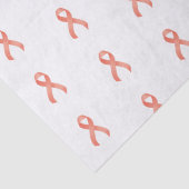 Bewustmaking van endometrieke kanker Papieren vell Tissuepapier (Detail)