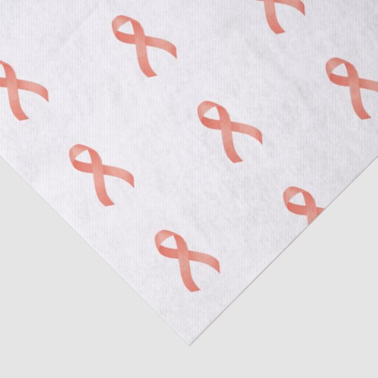 Bewustmaking van endometrieke kanker Papieren vell Tissuepapier (Detail)