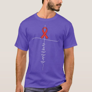 Bewustmaking van endometrieke kanker Warrior Peach T-shirt