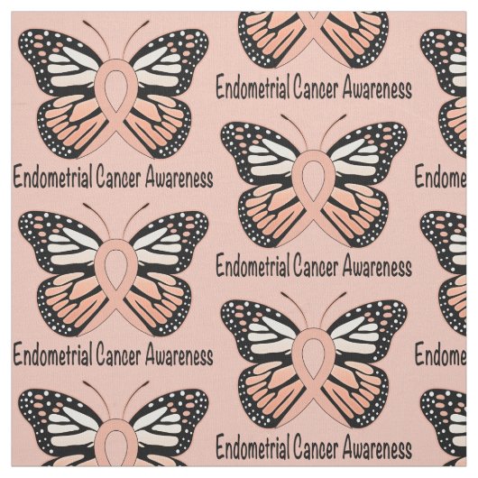 Bewustmaking van endometrieke kankervlinder stof (Swatch)