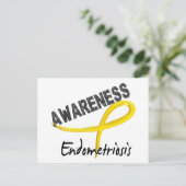 Bewustmaking van endometriose 3 briefkaart (Staand voorkant)