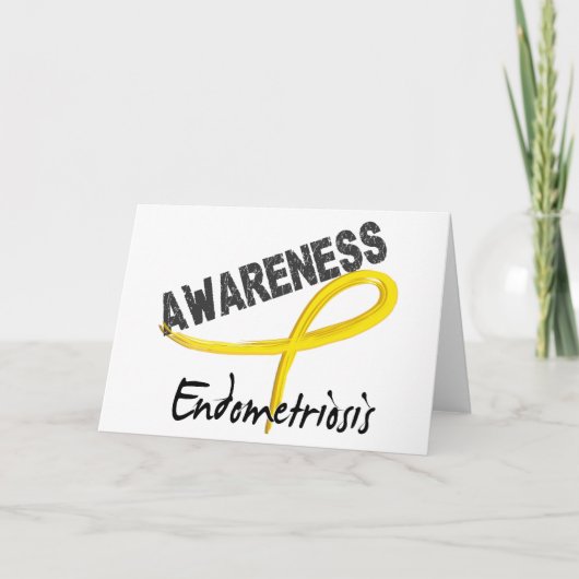 Bewustmaking van endometriose 3 kaart (Voorkant)