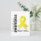 Bewustmaking van endometriose 5 briefkaart (Staand voorkant)