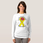 BEWUSTMAKING VAN ENDOMETRIOSE Basishoes met lange  T-shirt (Voorkant volledig)
