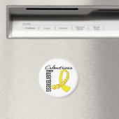 Bewustmaking van endometriose Gemstone Ribbon Magneet (Insitu (Vaatwasser))