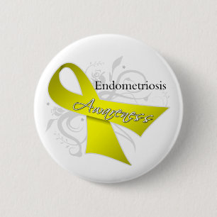 Bewustmaking van endometriose ronde button 5,7 cm