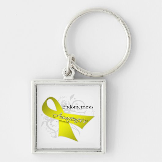Bewustmaking van endometriose sleutelhanger (Voorkant)