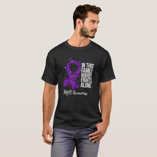 Bewustmaking van familiesupport t-shirt (Voorkant volledig)