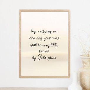 Bewustmaking van geestelijke gezondheid poster