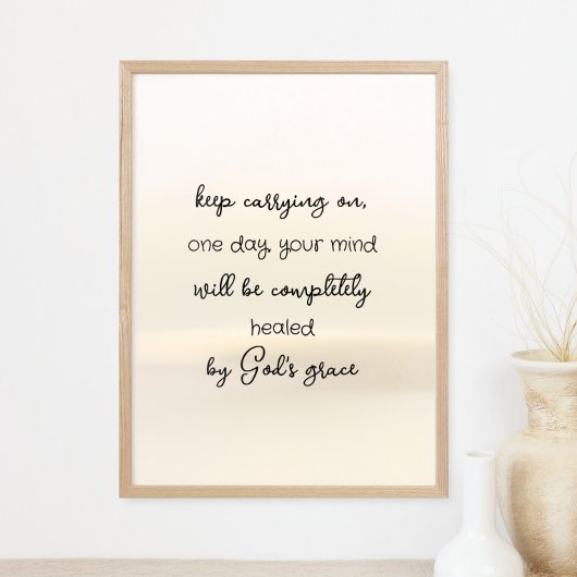 Bewustmaking van geestelijke gezondheid poster