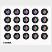 Bewustmaking van gemetastaseerde borstkanker bij D Ronde Sticker (Vel)