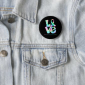 BEWUSTMAKING VAN GEMIDDELDE borstkanker VAN LOVE Ronde Button 5,7 Cm (In situ)