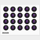 Bewustmaking van geneesmiddelen Overdosering Dag A Ronde Sticker (Vel)