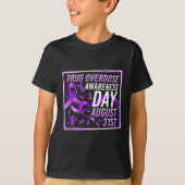 Bewustmaking van geneesmiddelen Overdosering Dag A T-shirt (Voorkant)