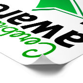 Bewustmaking van graanpaling 5 poster (Hoek)