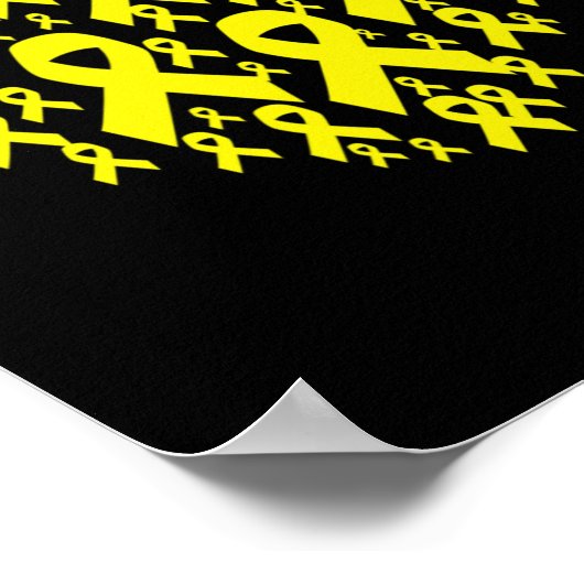 Bewustmaking van hart- en kinderkanker poster (Hoek)