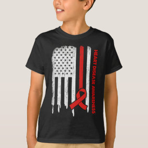 Bewustmaking van hart- en vaatziekten in de Vereni T-shirt