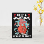 Bewustmaking van hartziekten kaart (Gele Bloem)