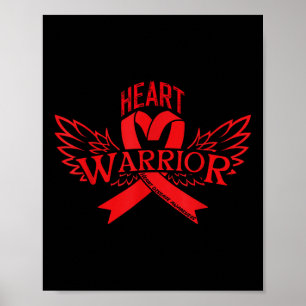 Bewustmaking van hartziekten poster