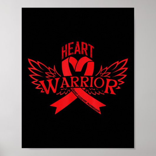Bewustmaking van hartziekten poster (Voorkant)