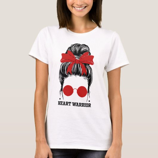 Bewustmaking van hartziekten t-shirt (Voorkant)