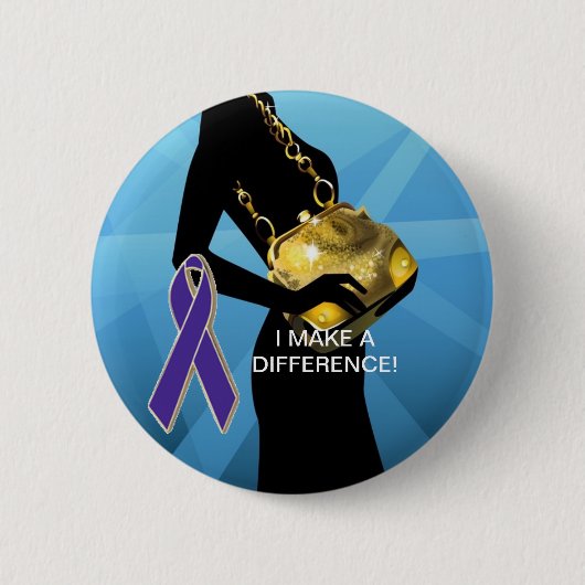 BEWUSTMAKING VAN HET BINNENLANDSE GEWELD RONDE BUTTON 5,7 CM (Voorkant)