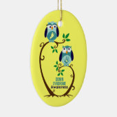 Bewustmaking van het downsyndroom keramisch ornament (Rechts)