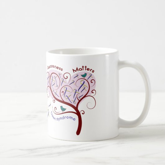 Bewustmaking van het downsyndroom koffiemok (Rechts)