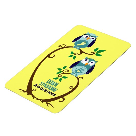 Bewustmaking van het downsyndroom magneet (Linkerzijde)