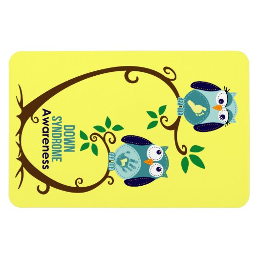 Bewustmaking van het downsyndroom magneet (Horizontaal)