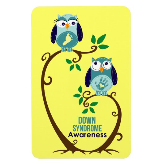 Bewustmaking van het downsyndroom magneet (Verticaal)
