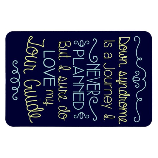 Bewustmaking van het downsyndroom magneet (Horizontaal)