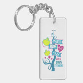 Bewustmaking van het downsyndroom sleutelhanger (Voorkant Links)